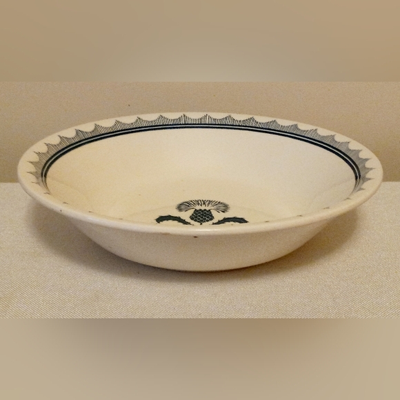 Vtg Royal China Co Blue Thistle Large Serving , Pasta Bowl - Picture 4 of 6